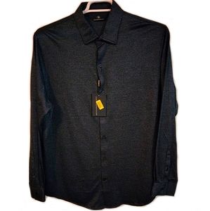 HART SCHAFFNER MARX LONG SLEEVE BUTTON-DOWN SHIRT MEN'S L